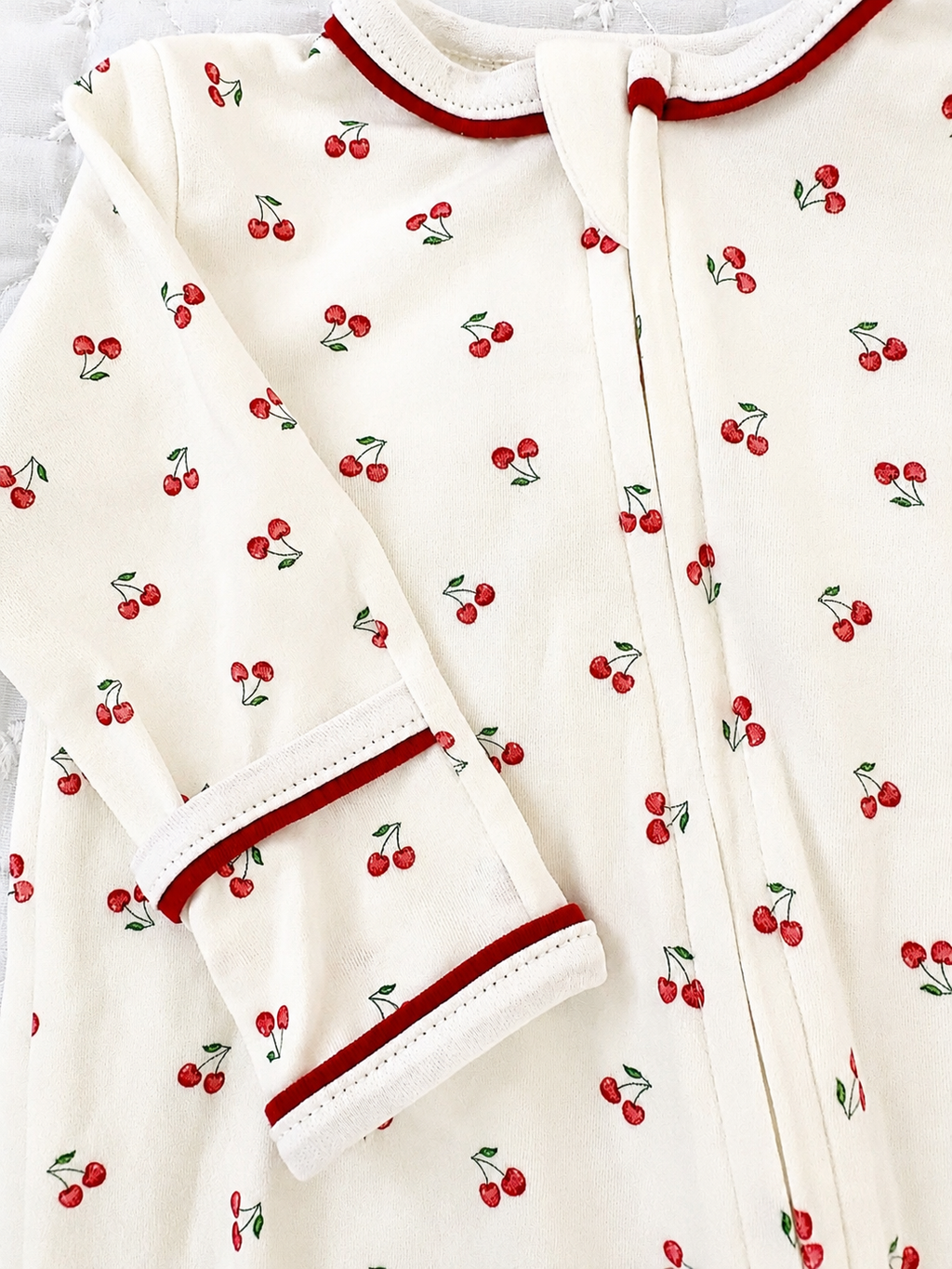 The Cerise Pajama Footsie