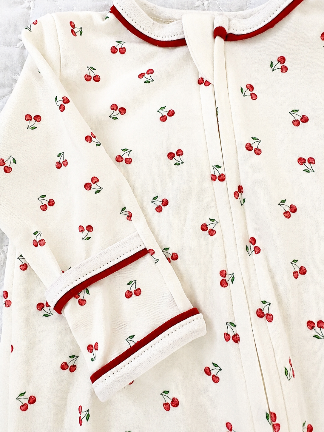 The Cerise Pajama Footsie
