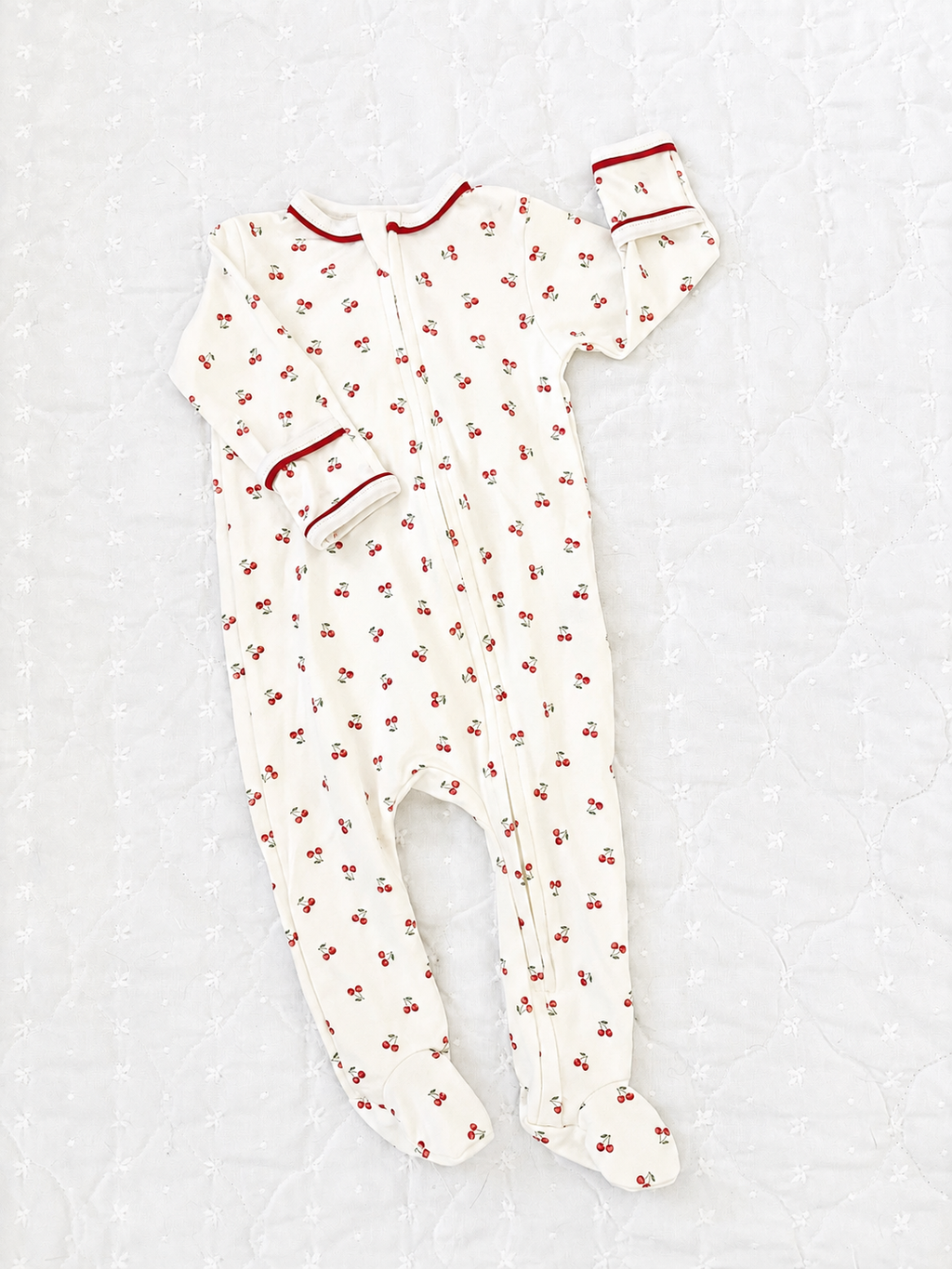 The Cerise Pajama Footsie