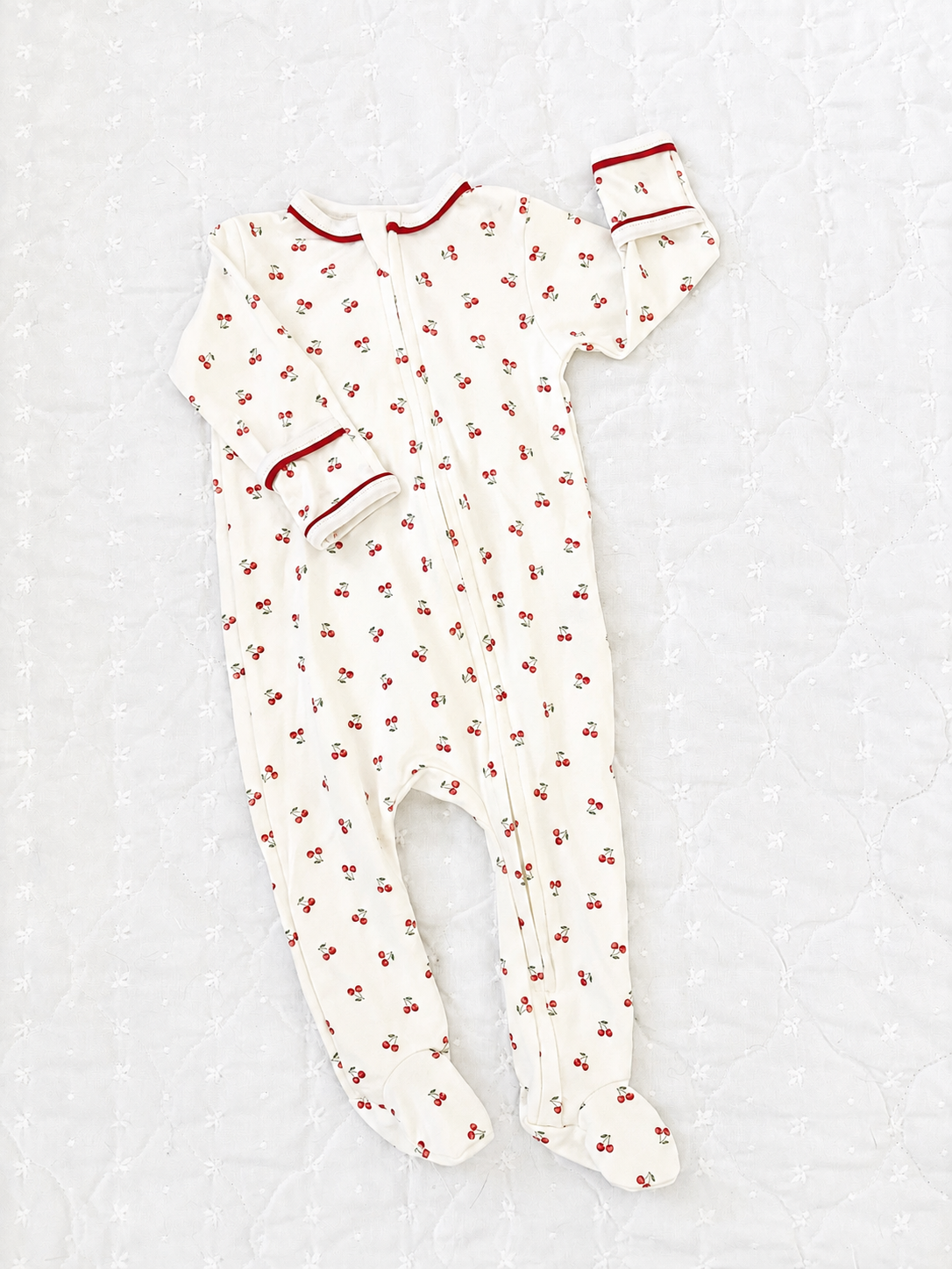 The Cerise Pajama Footsie