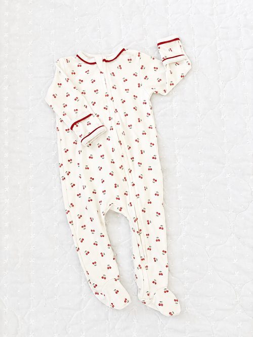 The Cerise Pajama Footsie